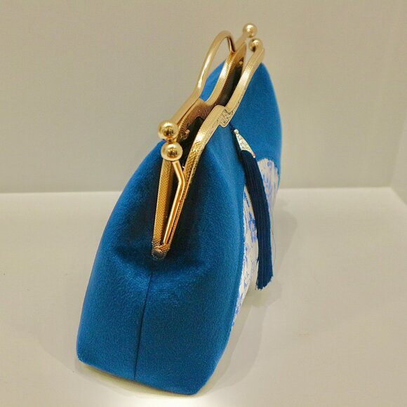 japanese bag, handmade bag, evening clutch, clutch bag, clutches, clutch purse - Picture 6 of 9